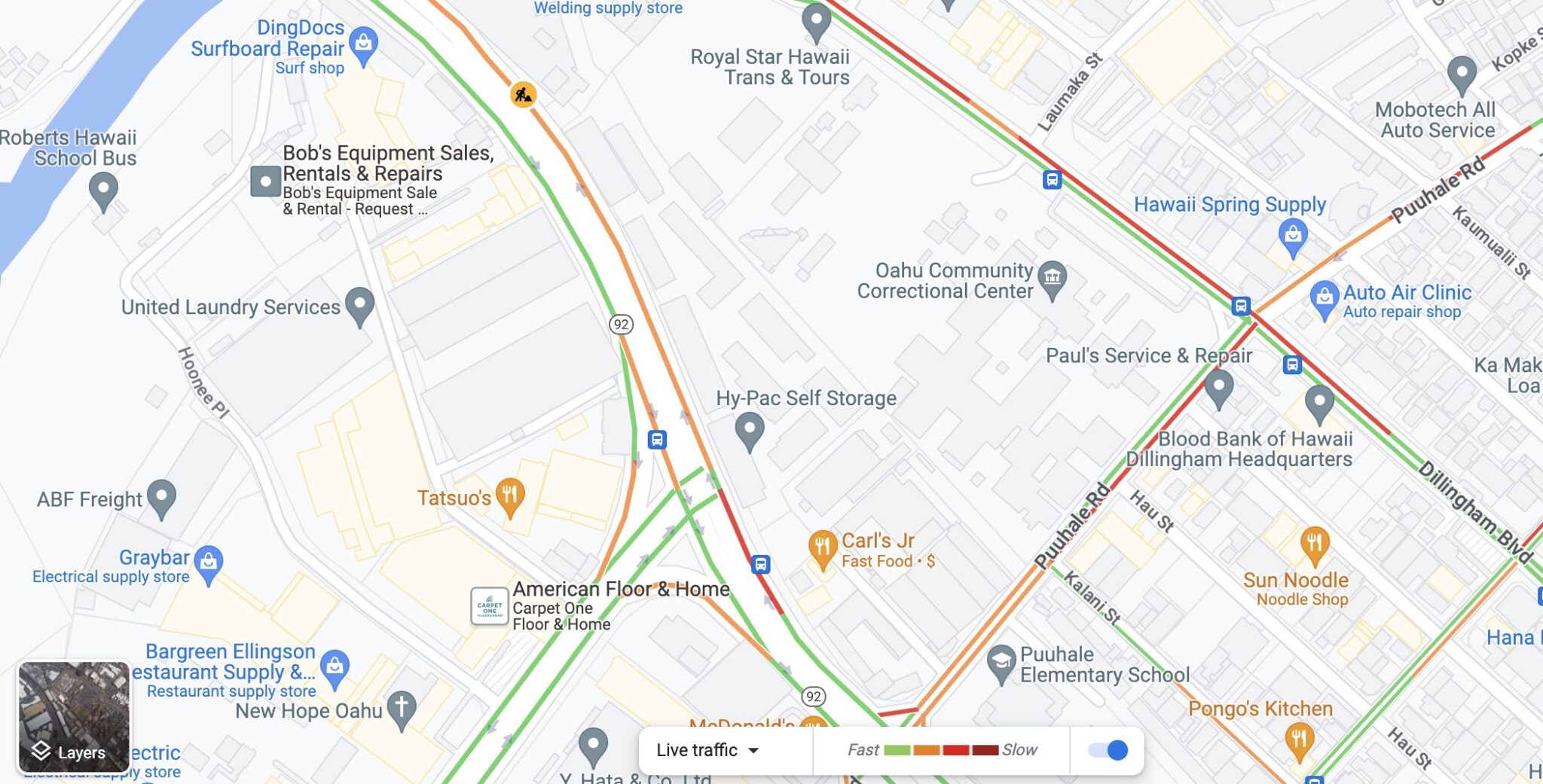 Map Rails Construction Google Maps update offers live look at Honolulu rail construction ...
