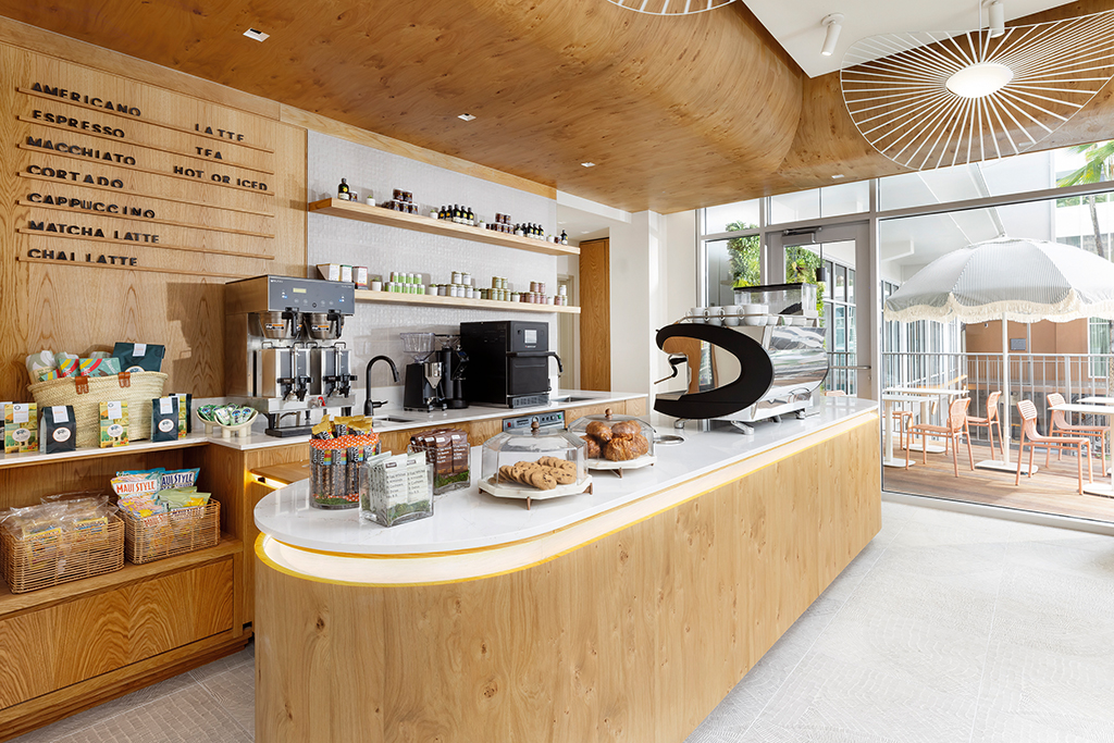 Located at street level, Common Ground is a coffee house offering local roasts and fresh baked goods.