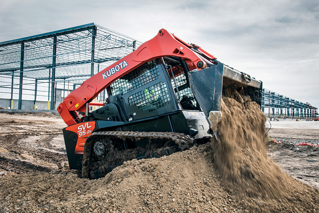 Compact track loaders, such as the Kubota SVL95, are in high demand at Bacon Universal.
    
  
PHOTO COURTESY KUBOTA TRACTOR CORPORATION
