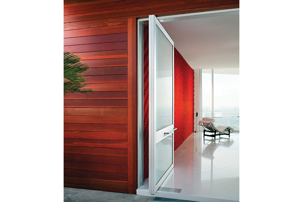 Andersen pivot doors, available  at HPM, measure up to 9 feet  wide and up to 16 feet tall. 


PHOTO PHOTO COURTESY ANDERSEN WINDOWS & DOORS