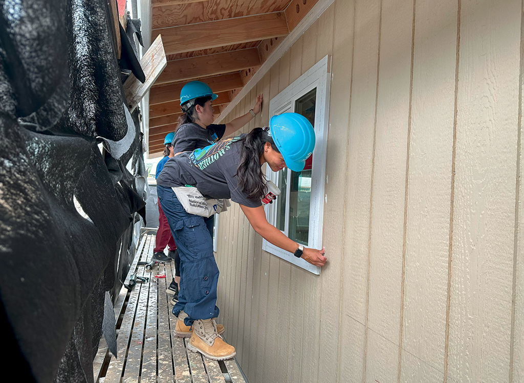 Howard Hughes Ward Village volunteers will participate in a total of three build days to complete construction of a home in Waimānalo.


PHOTO COURTESY WARD VILLAGE