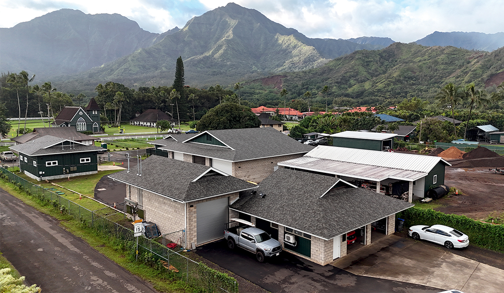 The Hanalei Base yard is among the projects Unlimited Constrution completed during 2023.   PHOTO COURTESY UNLIMITED CONSTRUCTION