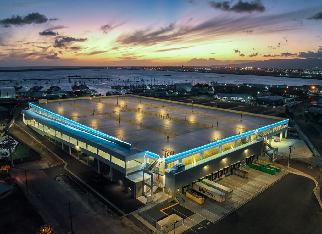 Swinerton’s massive Amazon delivery facility on Sand Island is the first of its kind for the online retailer.



PHOTO COURTESY WELDON JAMES, TRUE SKY VISIONS LLC