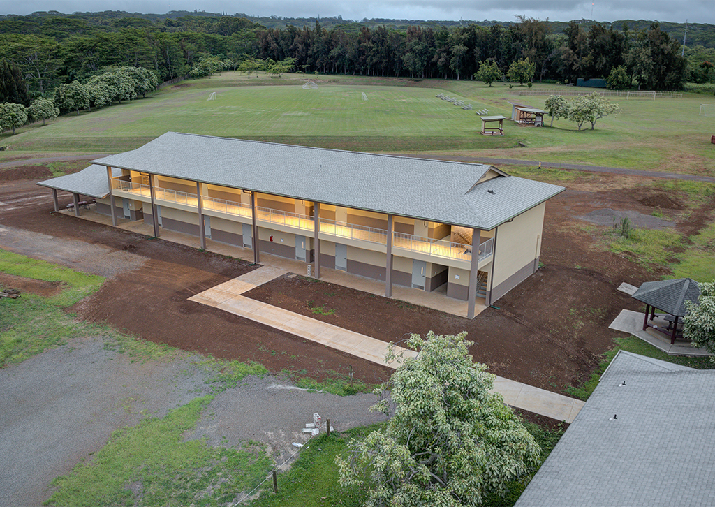 One of Layton Construction’s 2023 highlights is the David Pratt Center at Island School on Kaua‘i, pictured above.


PHOTO COURTESY LAYTON CONSTRUCTION GROUP