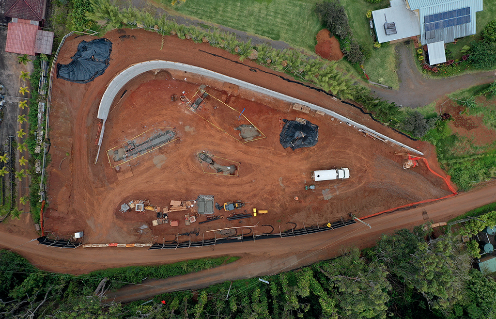 Hawaiian Dredging completes work on a retaining wall for Kaua‘i’s Department of Water. 




PHOTO COURTESY HAWAIIAN DREDGING CONSTRUCTION COMPANY INC.