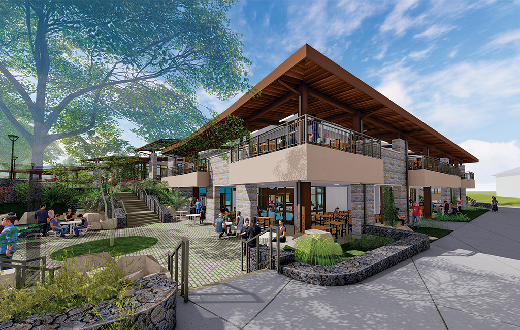 The Mary Kawena Pukui Learning Commons will be located on the campus of Punahou School.




RENDERING COURTESY WHITESPACE ARCHITECTS