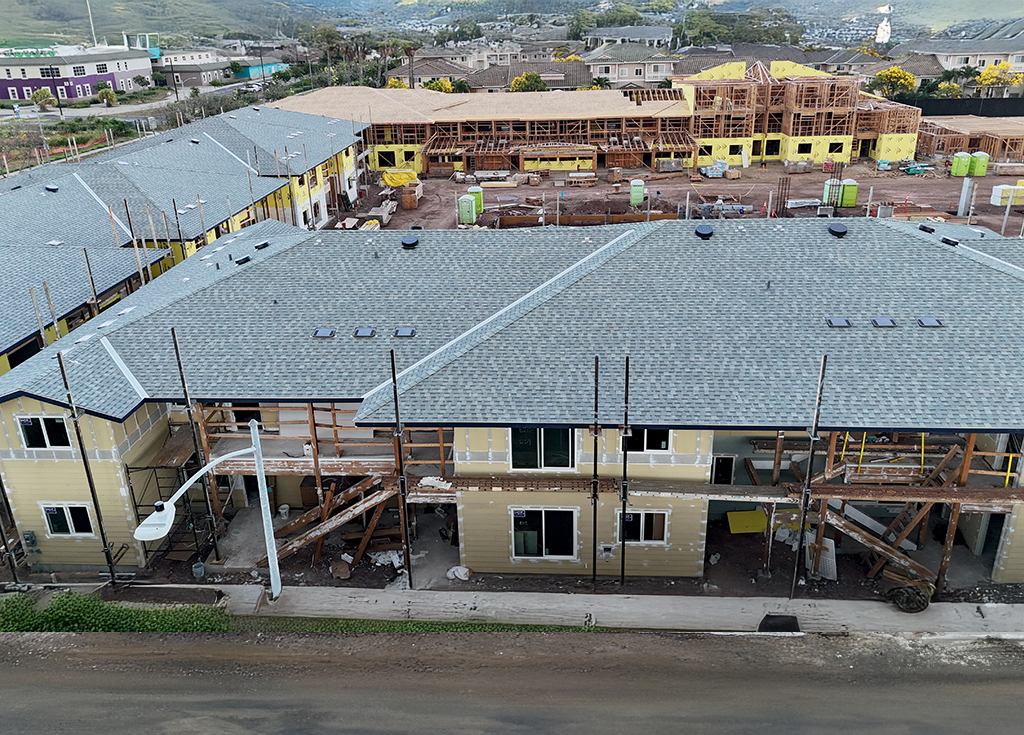 Parkway Village at Kapolei with Kobayashi Group in Kapolei, O‘ahu, offers affordable rentals.

PHOTOS COURTESY COASTAL CONSTRUCTION CO. INC.